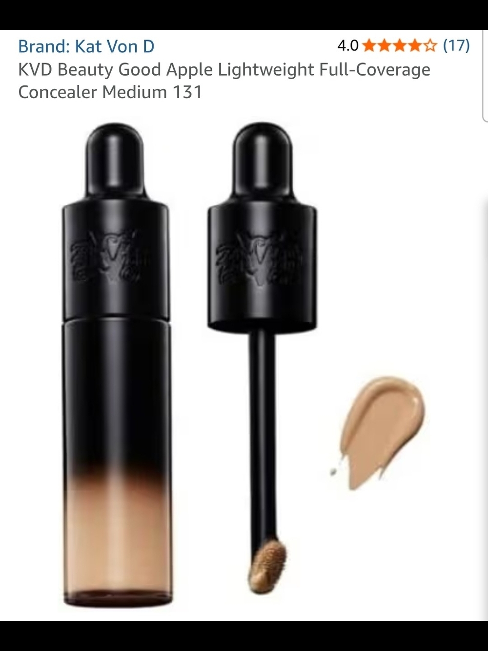 Good Apple Lightweight Full-Coverage Concealer - Medium 131 (Beige)